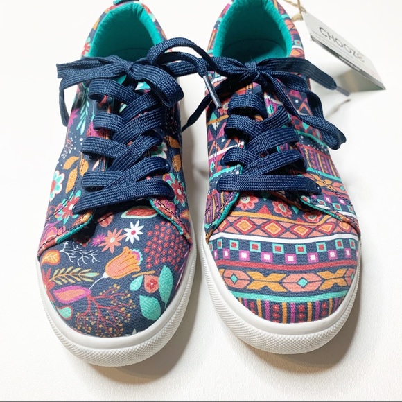 Chooze Shoes Chooze Big Choice Boho Sneakers Floral